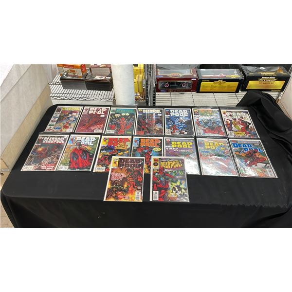 (16) MARVEL DEADPOOL COMIC BOOKS; #13-17, 19, 20, #23-31