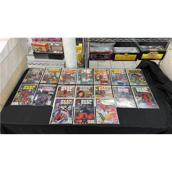 (17) MARVEL DEADPOOL COMIC BOOKS