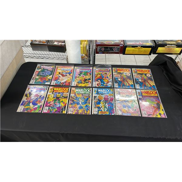 (12) MARVEL WARLOCK CHRONICLES & WARLOCK AND THE INFINITY WATCH COMIC BOOKS;