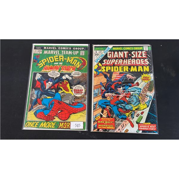 MARVEL GIANT-SIZE SUPER HEROES FEATURING SPIDER-MAN #1 COMIC BOOK & MARVEL TEAM-UP FEATURING