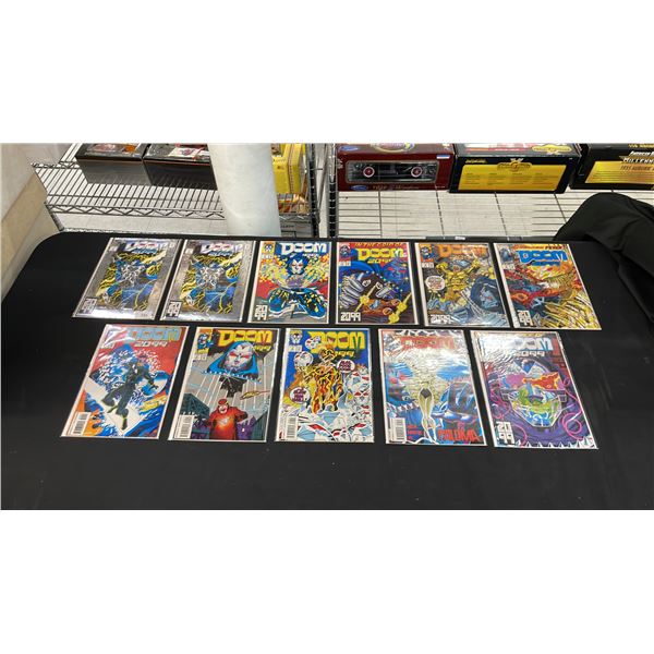 (11) MARVEL DOOM 2099 COMIC BOOKS; COMPLETE RUN #1-10