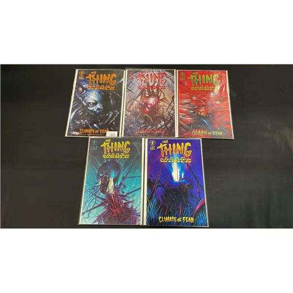 (5) DARK HORSE COMICS THE THING FROM ANOTHER WORLD COMIC BOOKS