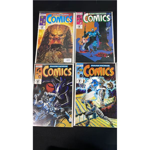 (4) DARK HORSE COMICS COMIC BOOKS