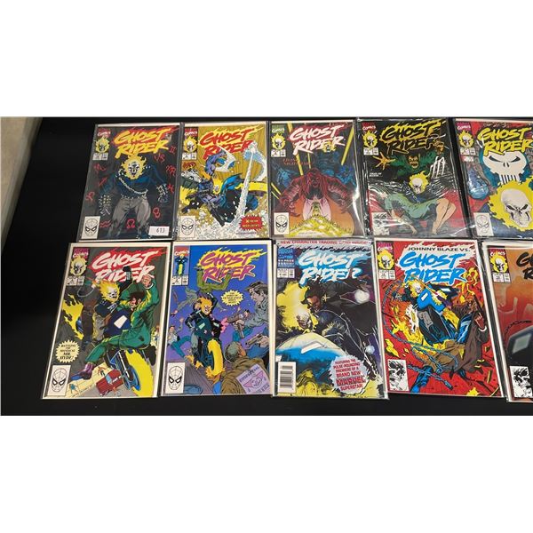 (13) MARVEL GHOST RIDER COMIC BOOKS