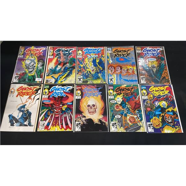 (10) MARVEL GHOST RIDER COMIC BOOKS