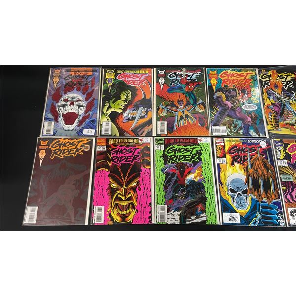 (12) MARVEL GHOST RIDER COMIC BOOKS
