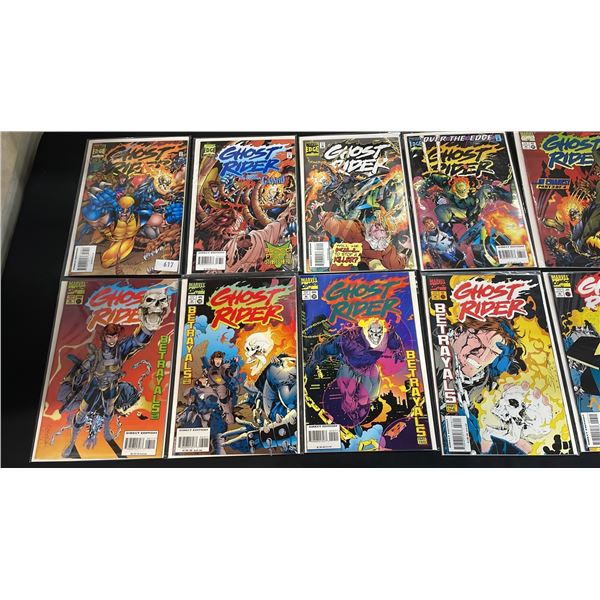 (18) MARVEL GHOST RIDER COMIC BOOKS