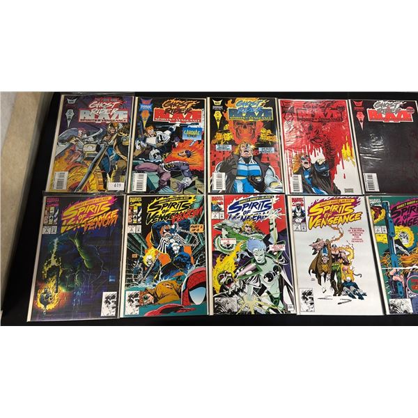 (27) MARVEL GHOST RIDER & BLAZE COMIC BOOKS