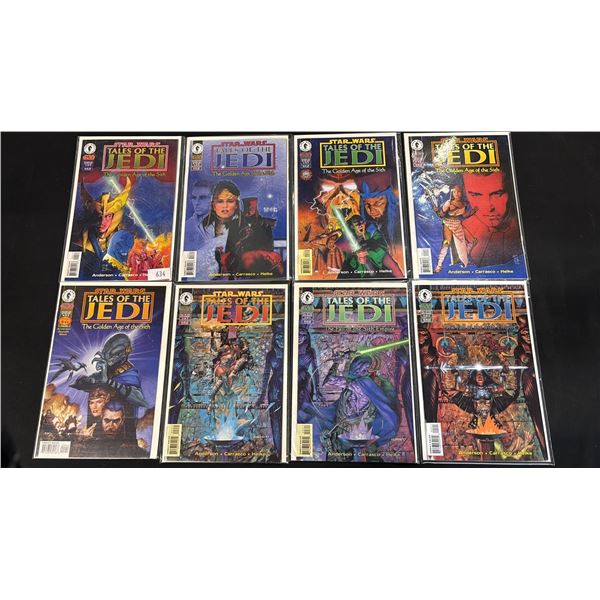 (8) DARK HORSE COMICS STAR WARS TALES OF THE JEDI COMIC BOOKS; THE GOLDEN AGE OF THE SITH #0-4 & THE