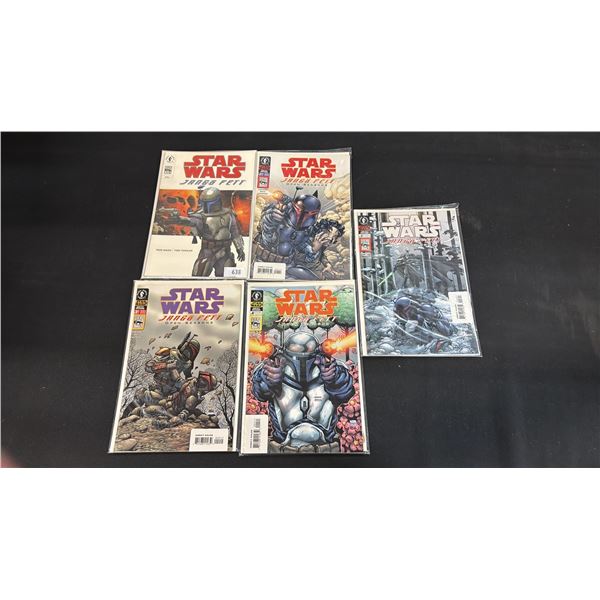 (5) DARK HORSE COMICS STAR WARS JANGO FETT COMIC BOOKS; OPEN SEASONS #1-4
