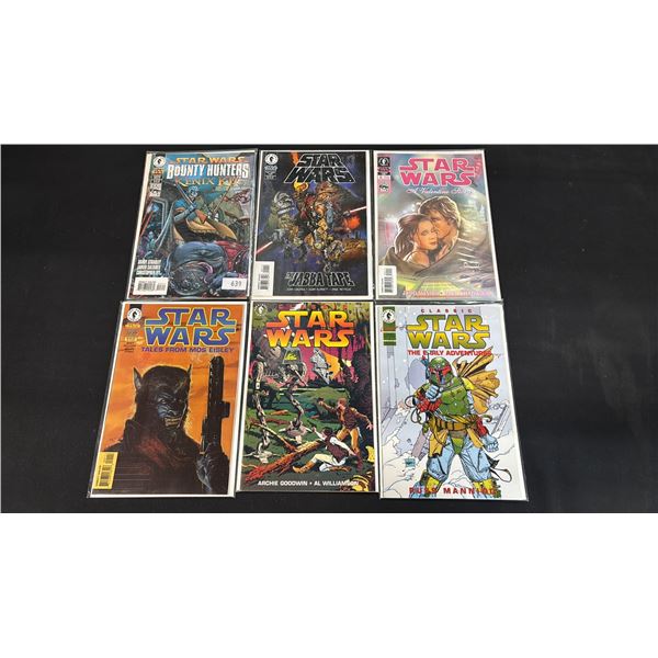 (6) DARK HORSE COMICS STAR WARS COMIC BOOKS