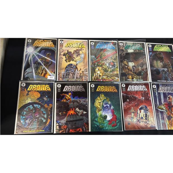 (15) DARK HORSE COMICS STAR WARS DROIDS COMIC BOOKS