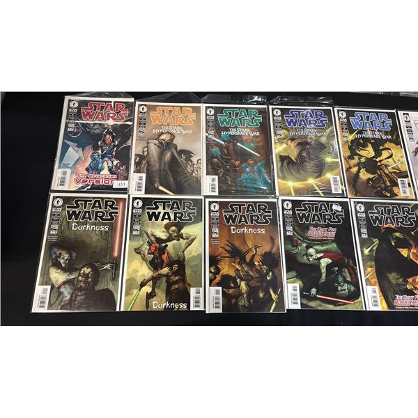 (12) DARK HORSE COMICS STAR WARS COMIC BOOKS