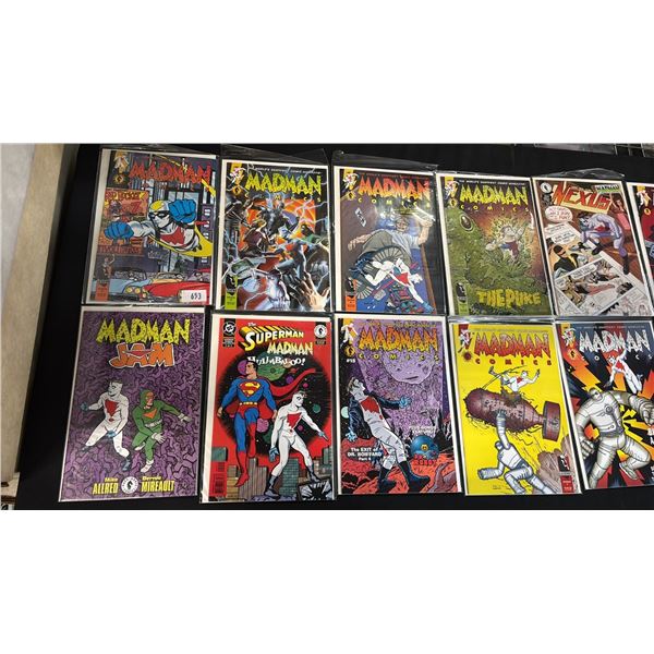 (17) DARK HORSE COMICS MADMAN COMIC BOOKS