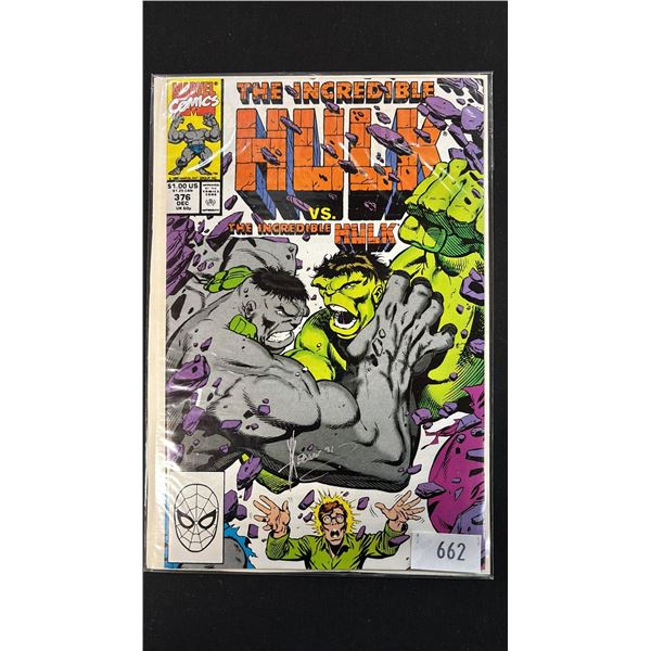 MARVEL THE INCREDIBLE HULK #376 COMIC BOOK