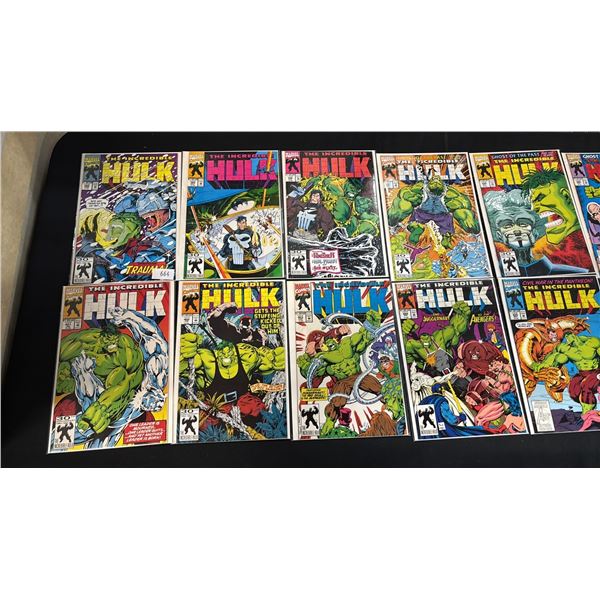 (23) MARVEL THE INCREDIBLE HULK COMIC BOOKS; COMPLETE RUN #394-415