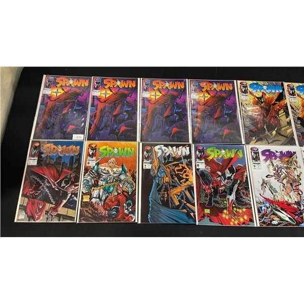 (17) IMAGE COMICS SPAWN COMIC BOOKS; COMPLETE RUN #2-14