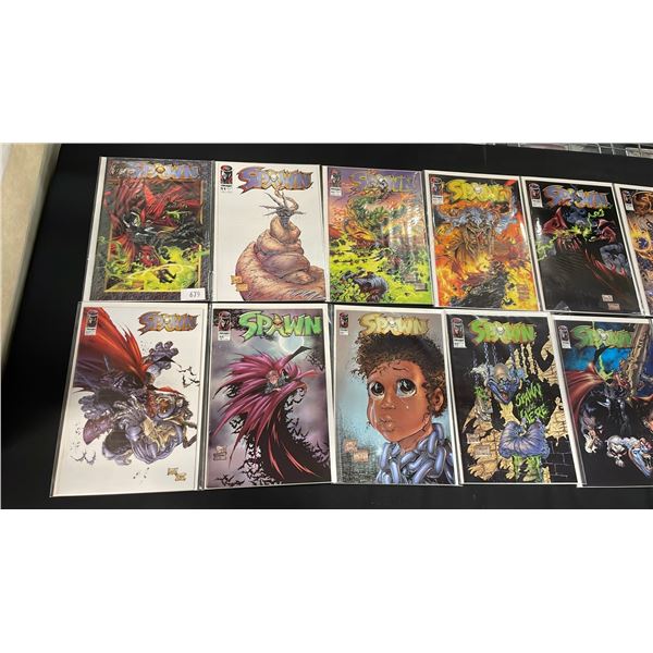 (19) IMAGE COMICS SPAWN COMIC BOOKS; #50-63 & #65-69