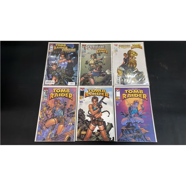 (6) IMAGE COMICS TOMB RAIDER COMIC BOOKS