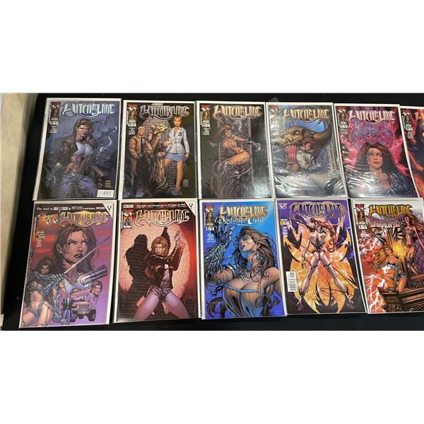 (15) IMAGE COMICS WITCHBLADE COMIC BOOKS
