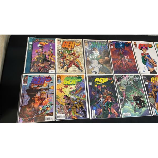 (19) IMAGE COMICS GEN 13 COMIC BOOKS