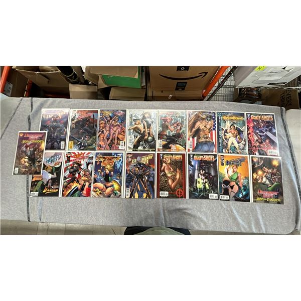 (17) ASSORTED DANGER GIRL COMIC BOOKS