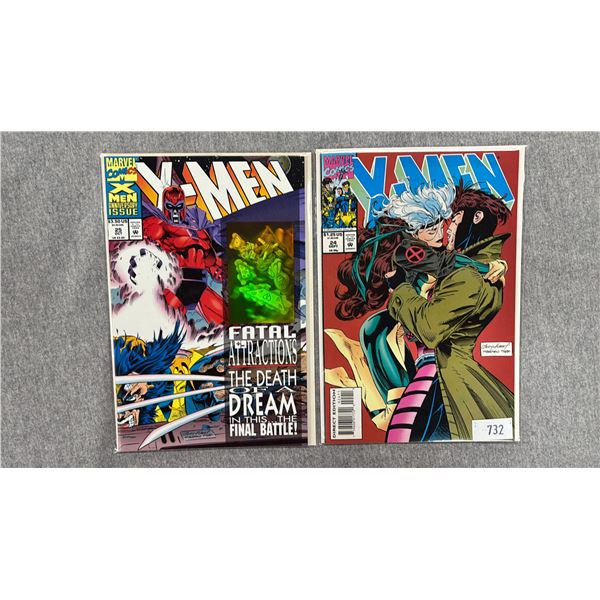 (2) MARVEL X-MEN COMIC BOOKS; #24 & 25