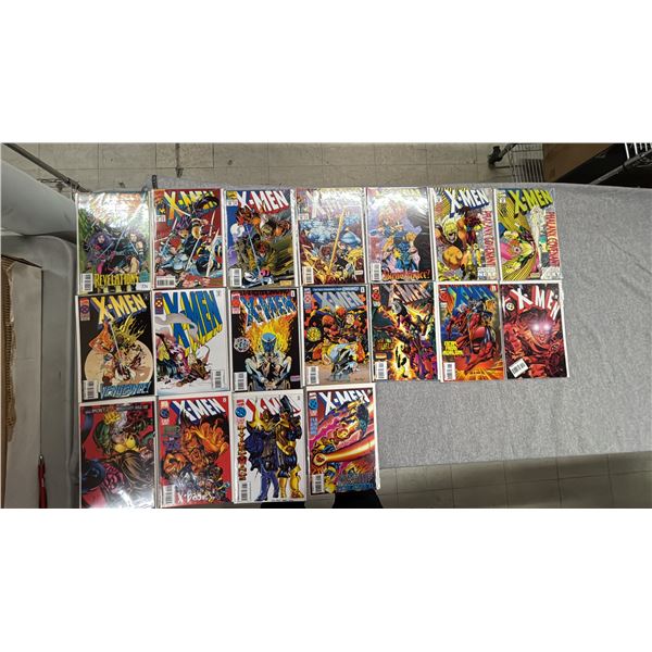 (17) MARVEL X-MEN COMIC BOOKS