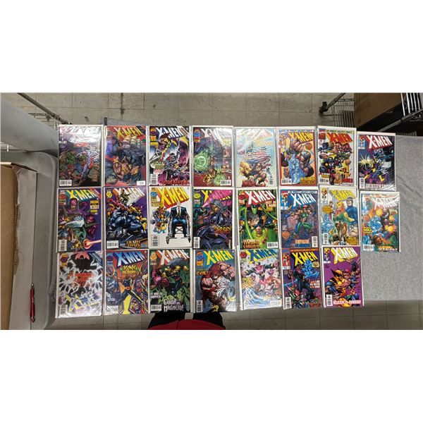 (23) MARVEL X-MEN COMIC BOOKS