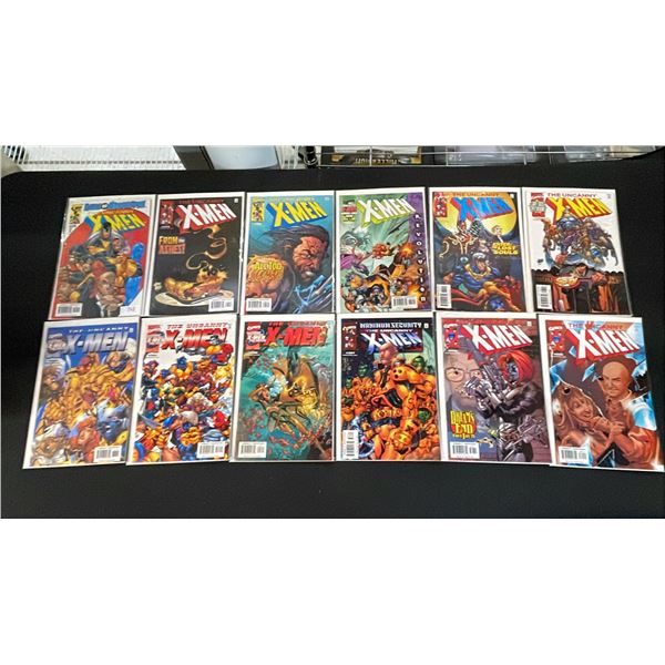 (22) MARVEL THE UNCANNY X-MEN COMIC BOOKS