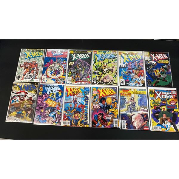 (13) MARVEL ANNUAL X-MEN COMIC BOOKS