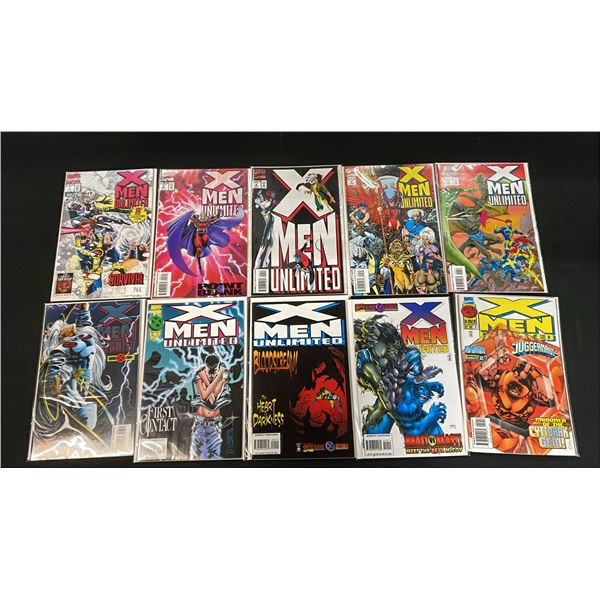 (10) MARVEL X-MEN UNLIMITED COMIC BOOKS