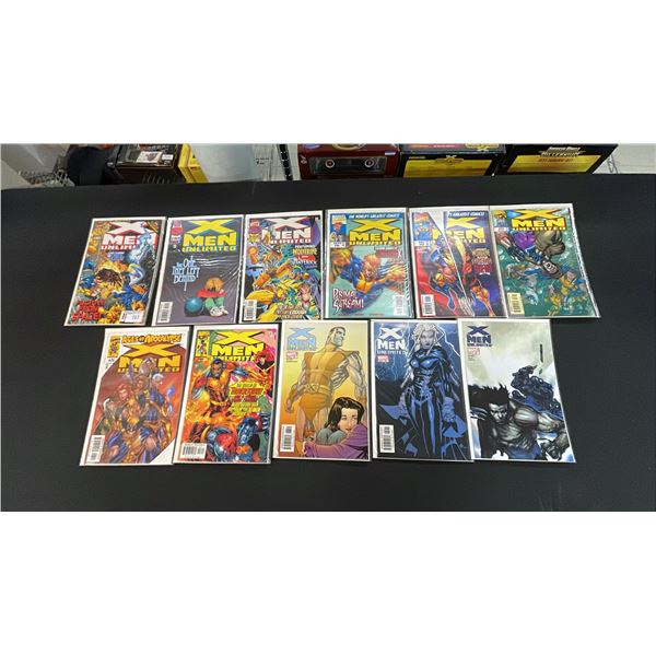(11) MARVEL X-MEN UNLIMITED COMIC BOOKS