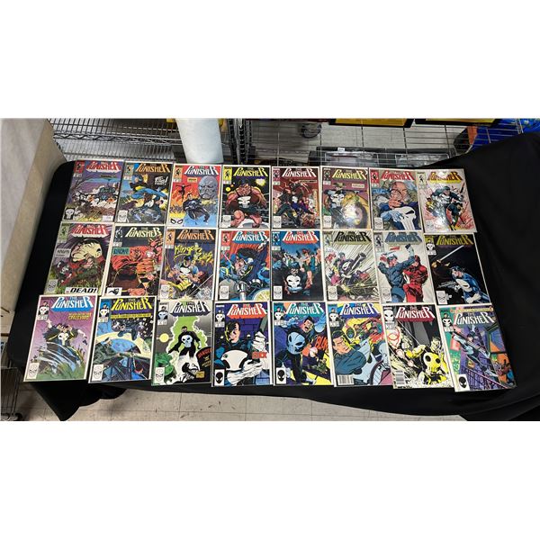 (24) MARVEL THE PUNISHER COMIC BOOKS; COMPLETE RUN #1-24