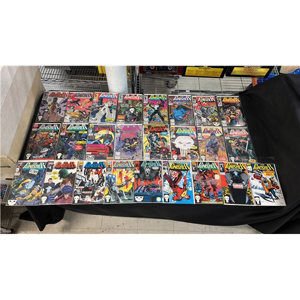 (25) MARVEL THE PUNISHER COMIC BOOKS; COMPLETE RUN #25-49