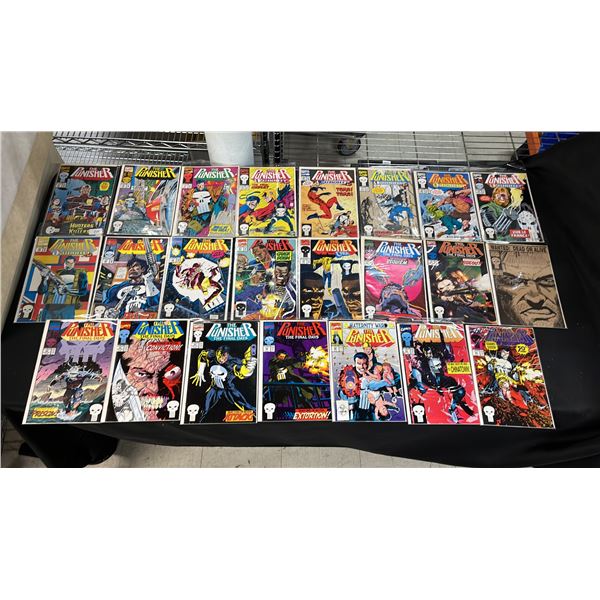 (23) MARVEL THE PUNISHER COMIC BOOKS; #50-68 & #70-73