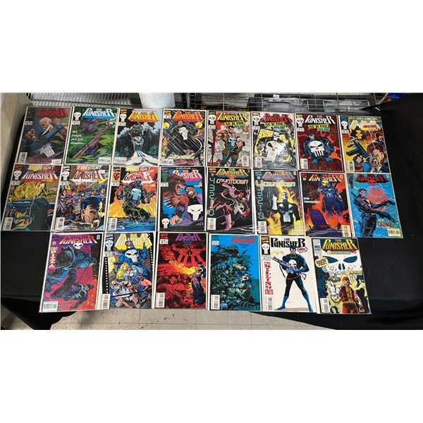 (22) MARVEL THE PUNISHER COMIC BOOKS