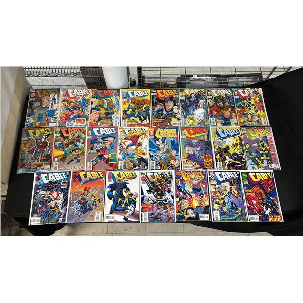 (23) MARVEL X-MEN CABLE COMIC BOOKS