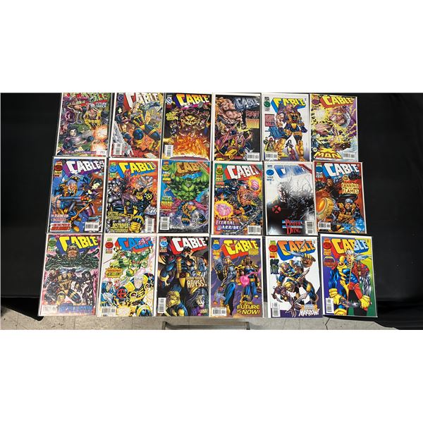 (18) MARVEL CABLE COMIC BOOKS