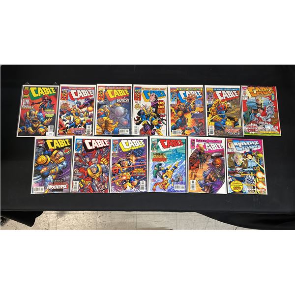 (13) MARVEL CABLE COMIC BOOKS