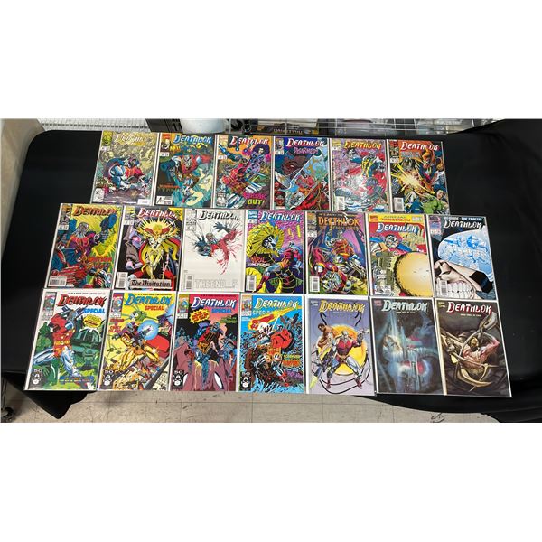 (20) MARVEL DEATHLOK COMIC BOOKS
