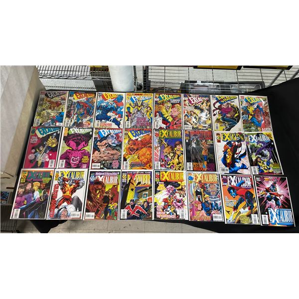 (24) MARVEL EXCALIBUR COMIC BOOKS