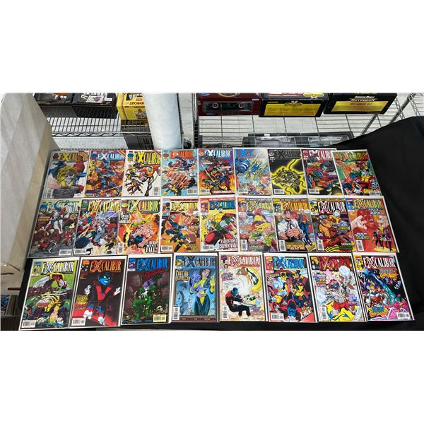 (26) MARVEL EXCALIBUR COMIC BOOKS