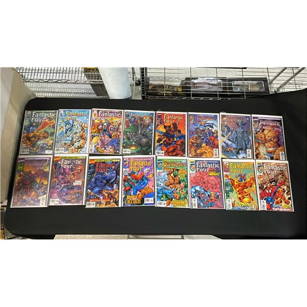 (16) MARVEL THE FANTASTIC FOUR COMIC BOOKS