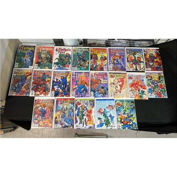 (21) MARVEL THE FANTASTIC FOUR COMIC BOOKS
