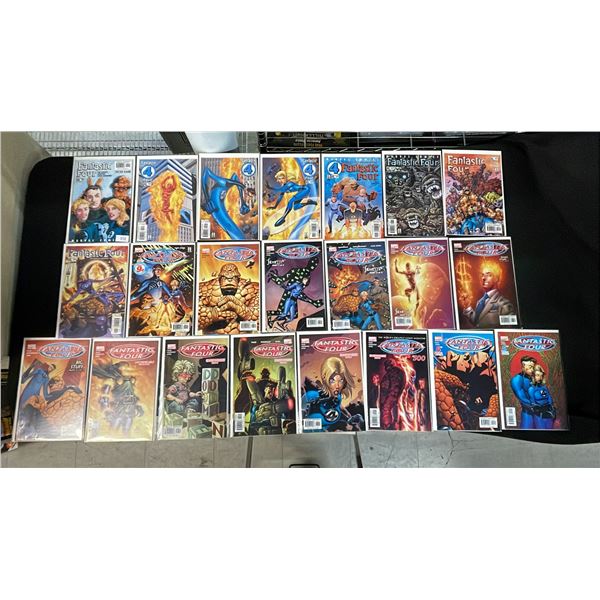 (21) MARVEL THE FANTASTIC FOUR COMIC BOOKS