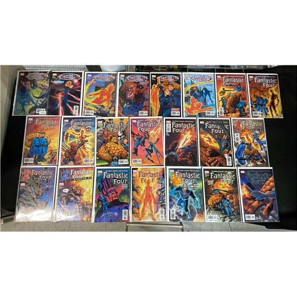 (22) MARVEL THE FANTASTIC FOUR COMIC BOOKS