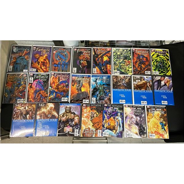 (24) MARVEL THE FANTASTIC FOUR COMIC BOOKS