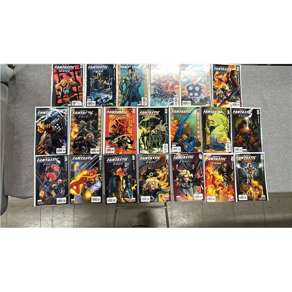 (20) MARVEL ULTIMATE FANTASTIC FOUR COMIC BOOKS; COMPLETE RUN #23-42