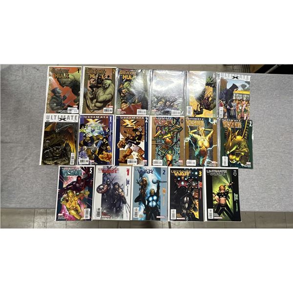 (16) MARVEL ULTIMATE COMIC BOOKS
